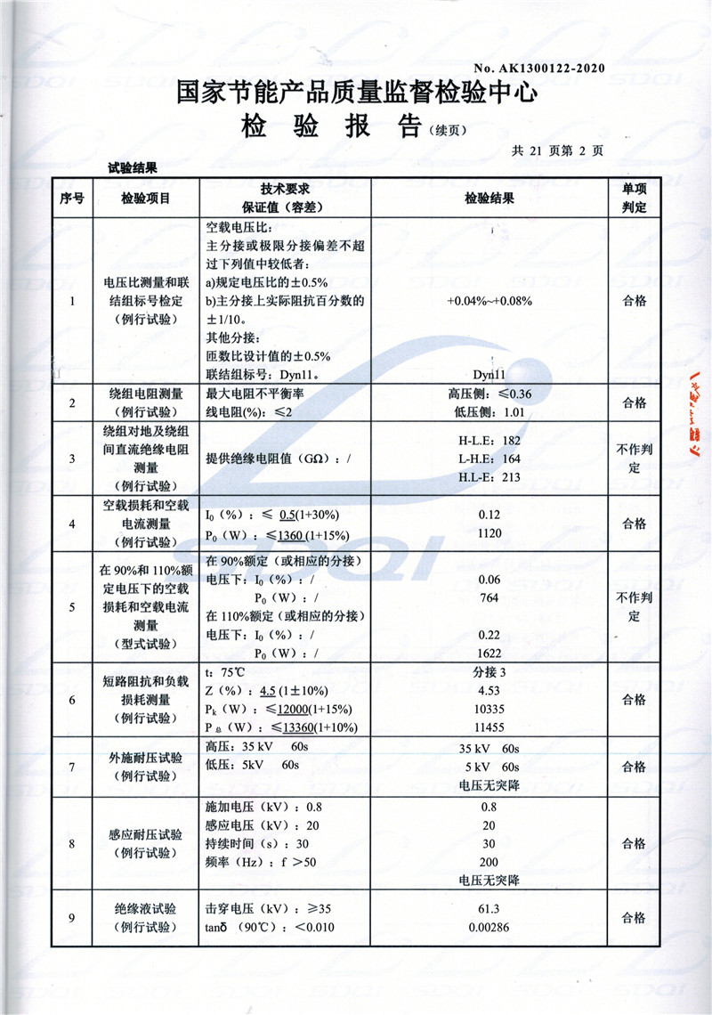 高低压试验报告-S11-1250大足大足大足油浸式变压器-2.jpg
